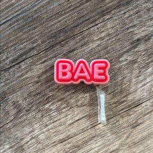 Crocs Red BAE Jibbitz Charm